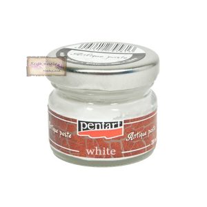 Antique Paste πατίνα Pentart, White 20ml