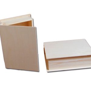 Κουτί βιβλίο ξύλινο, 19*24,5*7,5cm