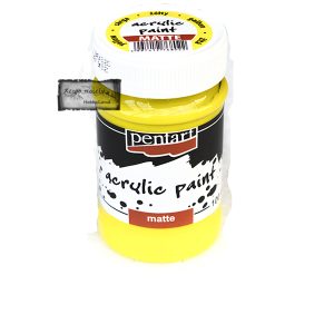 Ακρυλικό χρώμα Pentart, yellow 100ml