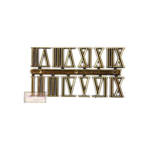 Αριθμοί αυτοκόλλητοι λατινικοί χρώμα χρυσό, 1,5cm