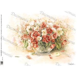 Ριζόχαρτο Decomania για decoupage, 35*50 cm