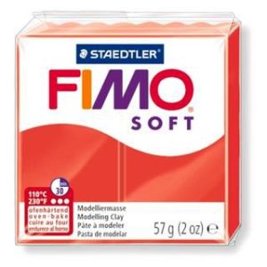 Fimo soft 57gr, indian red (κόκκινο)