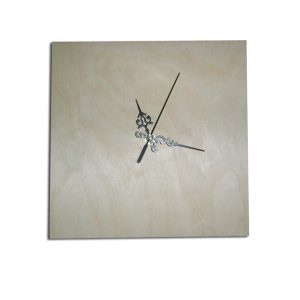 Ρολόι ξύλινο τετράγωνο, 25*25cm