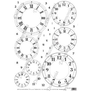 Ριζόχαρτο για decoupage ρολόγια, 35*50 cm