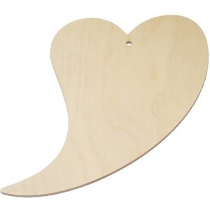 Διακοσμητική καρδιά ξύλινη,  14*20cm