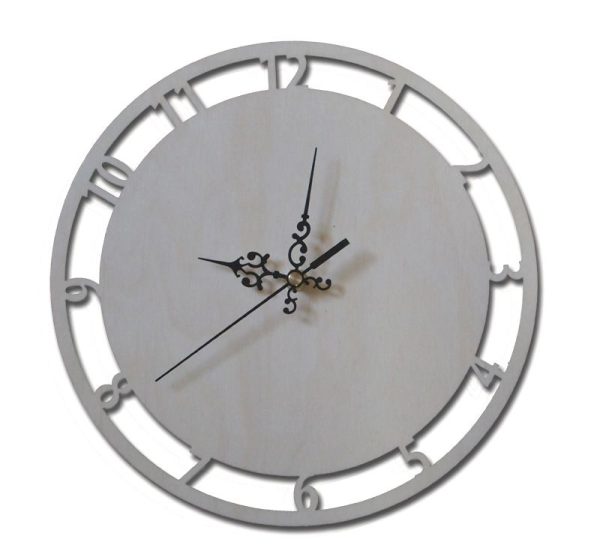 Ρολόι στρογγυλό με μηχανισμό, 25cm