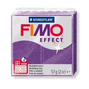 Fimo effect  57 gr, gitter lila (μωβ με glitter)