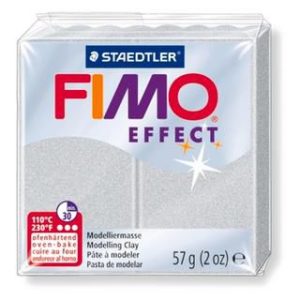 Fimo effect  57 gr, metallic silver (μεταλλικό ασημί)