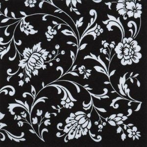 Χαρτοπετσέτα για decoupage, arabesque blac black-white  33*33cm