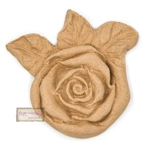 Ξυλόγλυπτο τριαντάφυλλο, 6*5 cm