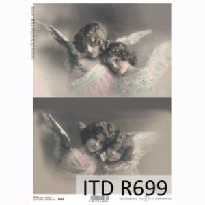 Ριζόχαρτο ITD για decoupage, angels 29*21cm