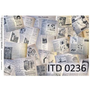 Χαρτί ITD για decoupage , 30*42 cm