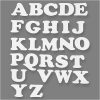 Λατινική αλφάβητος die cuts, 3set