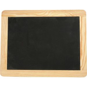 Μαυροπίνακας με ξύλινο πλαίσιο, 19*24cm