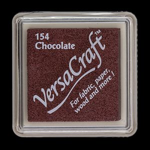 Μελάνι για σφραγίδες, VersaCraft chocolate 3,3*3,3cm