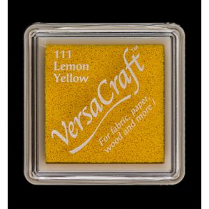 Μελάνι για σφραγίδες, VersaCraft lemon yellow 3,3*3,3cm