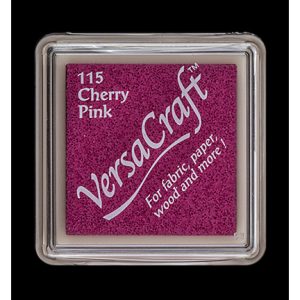 Μελάνι για σφραγίδες, VersaCraft cherry pink 3,3*3,3cm