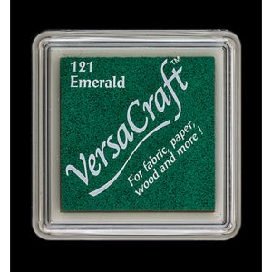 Μελάνι για σφραγίδες, VersaCraft emerald 3,3*3,3cm