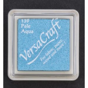 Μελάνι για σφραγίδες, VersaCraft pale aqua 3,3*3,3cm