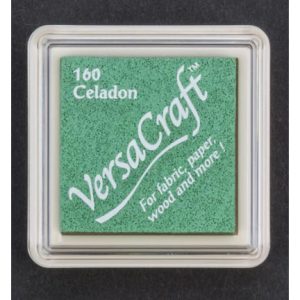 Μελάνι για σφραγίδες, VersaCraft celadon 3,3*3,3cm