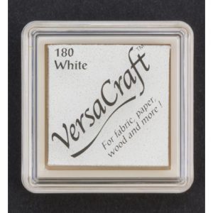 Μελάνι για σφραγίδες, VersaCraft white 3,3*3,3cm