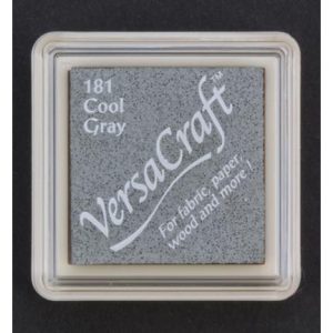 Μελάνι για σφραγίδες, VersaCraft cool gray 3,3*3,3cm