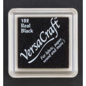 Μελάνι για σφραγίδες, VersaCraft real black 3,3*3,3cm