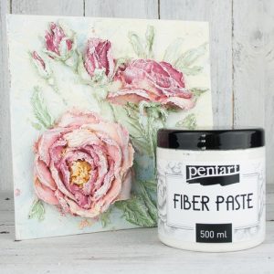 Πάστα για γλυπτική ζωγραφική(fiber paste), Pentart 500ml