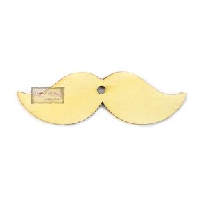 Ξύλινο διακοσμητικό μουστάκι, 8*5cm