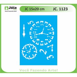 Stencil Joia, ρολόι 15*20cm
