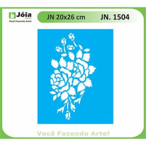 Stencil Joia,Λουλούδι  20*26cm