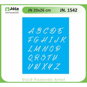 Stencil Joia, alphabet 20*26cm