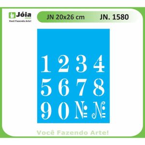 Stencil Joia, αριθμοί 20*26cm