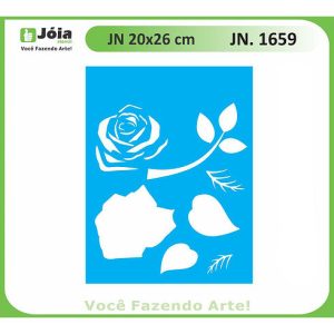 Stencil Joia, rose(τριαντάφυλλο) 20*26cm