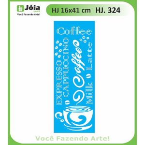 Stencil Joia,  Καφές 41*16cm