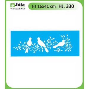 Stencil Joia, πουλιά 41*16cm