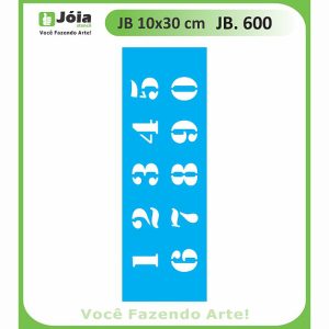 Stencil Joia, Αριθμοί 10*30cm