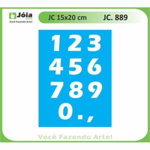Stencil Joia, αριθμοί(numbers) 15*20cm