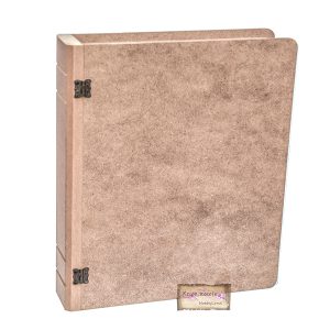 Κουτί βιβλίο από ξύλο mdf, 31*26*5,5cm