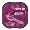 Ανεξίτηλο μελάνι για σφραγίδες, StazOn cactus gothic purple 5,8*5,8*2cm