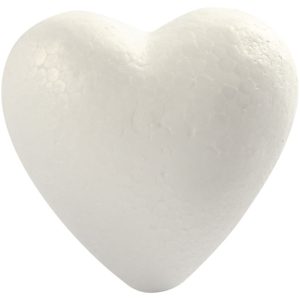Καρδιά από φελιζόλ, 8cm-5τεμ