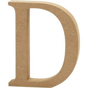 Γράμμα βάσης mdf, 8cm-D