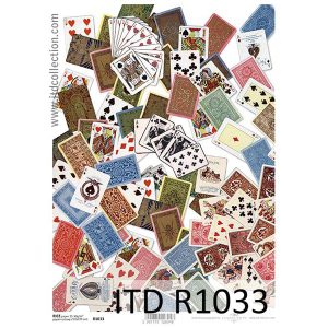 Ριζόχαρτο ITD για decoupage cards, 29*21cm