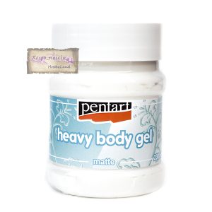 Heavy body gel matt opal Pentart, 230ml
