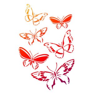 Stencil Viva Decor, butterflies swam 21*29cm(A4)
