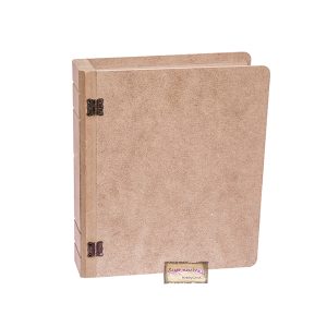Κουτί βιβλίο από ξύλο mdf, 20,5*17*5cm