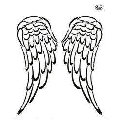 Stencil Viva Decor, angel wings(φτερά) 21*29cm(A4)