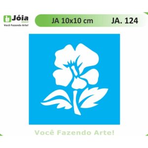 Stencil Joia, Λουλούδι 10*10cm