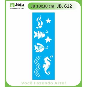 Stencil Joia, θάλασσα 10*30cm