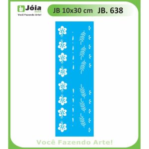 Stencil Joia, φύλλα 10*30cm